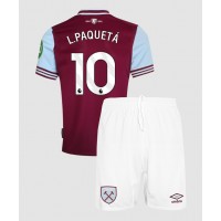 West Ham United Lucas Paqueta #10 Domaci Dres za djecu 2024-25 Kratak Rukav (+ Kratke hlače)